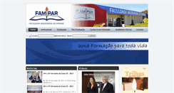 Desktop Screenshot of famipar.edu.br